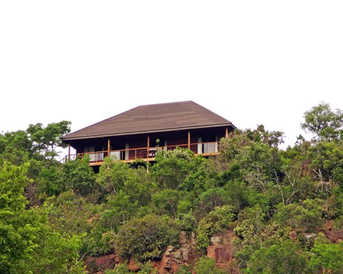 A scenic view of a resort unit.