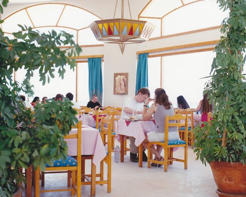 An indoor fine dining area.