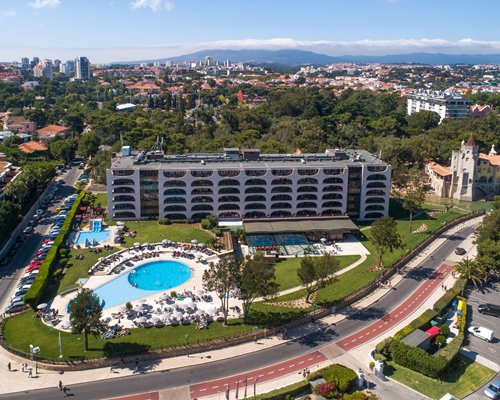 The entrance of the Village Cascais resort.