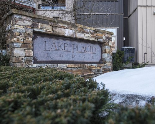 Signboard of Whistler Vacation Club At Lake Placid Lodge.
