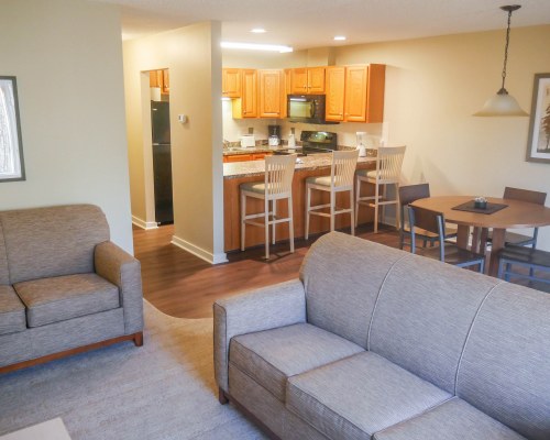 Full Furnished kitchen at Eagle Trace at Massanutten