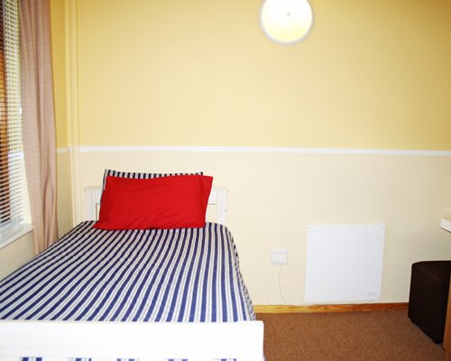 A well furnished bedroom.