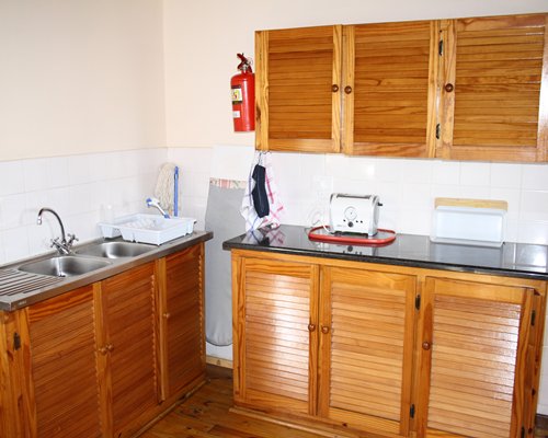 A well equipped kitchen.