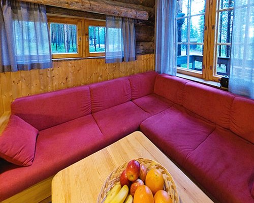 A well furnished living room.