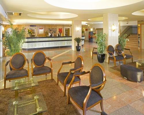 Resort reception area.