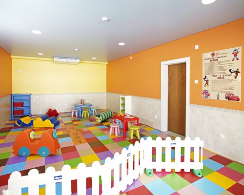 An indoor play area.