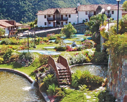 An exterior view of the La Trucha Azul resort.