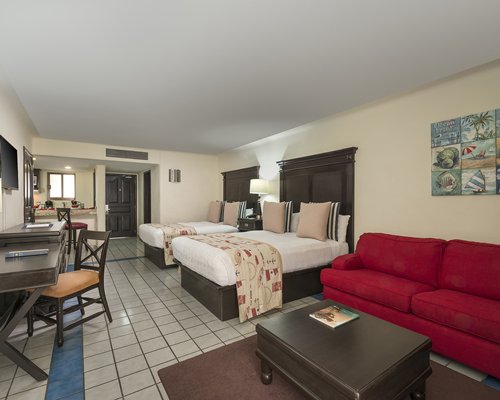A well furnished bedroom.
