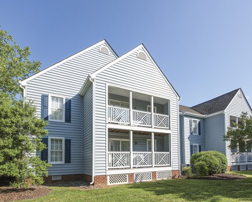 Exterior view of a unit with balconies.