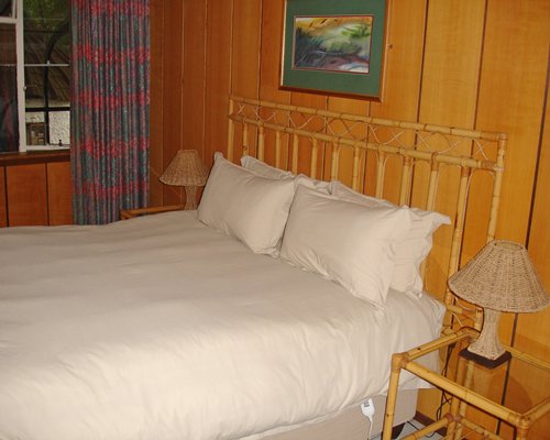 A well furnished bedroom.