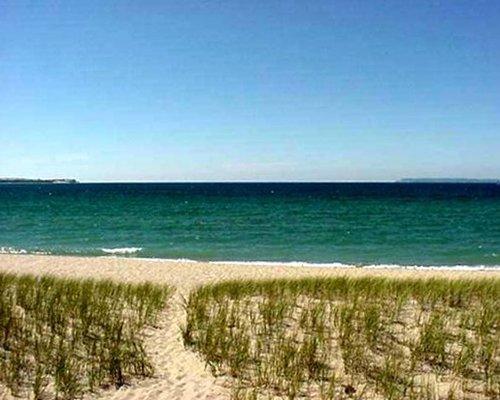 A beach on the lake.