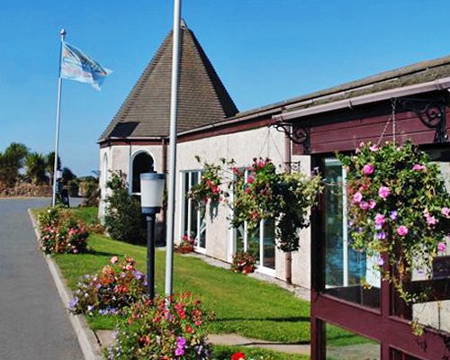 Street view of Perran View Holiday Village resort.