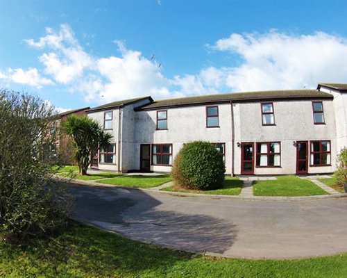 An exterior view of the Perran View Holiday Village resort.