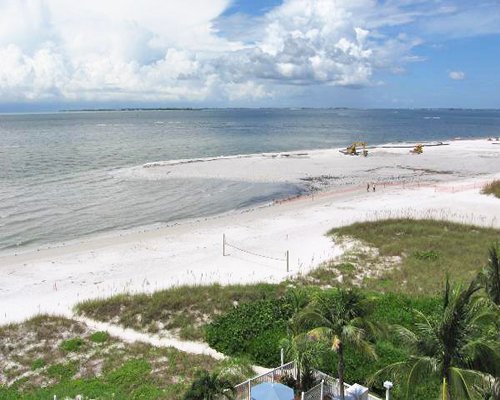 View of beach and ocean.