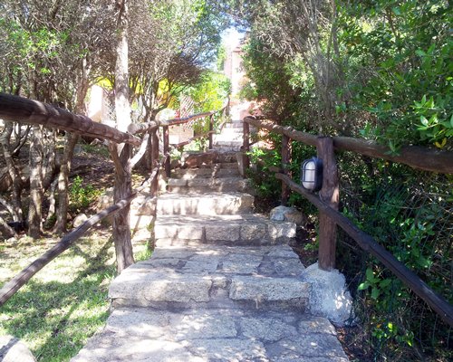 A scenic pathway at Residence Cormorani Bis.