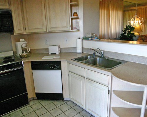 A well equipped kitchen.