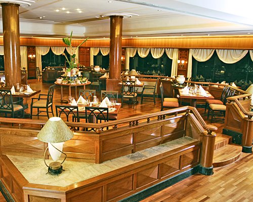 Indoor restaurant at Berjaya Tioman Resort.