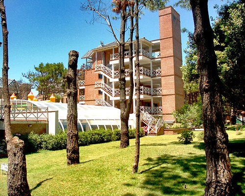 Scenic exterior view of the Playa Palace resort.