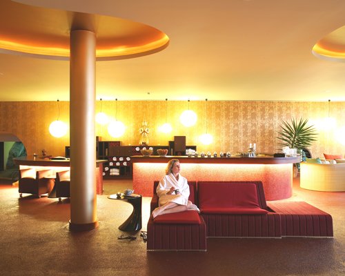A spa lounge area.