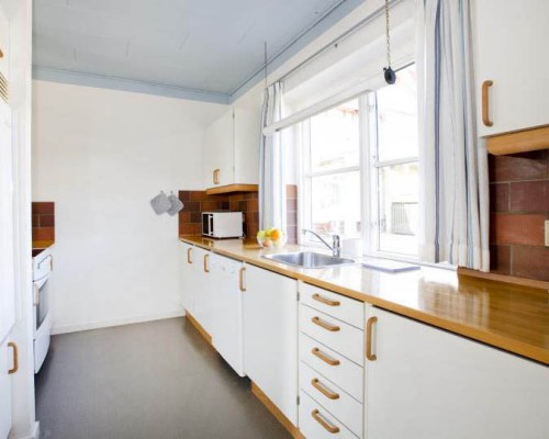 A well equipped kitchen.