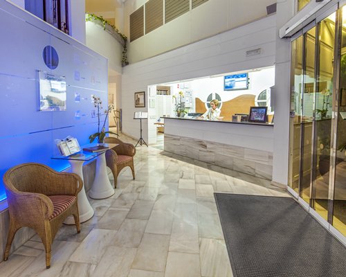 Resort reception area.