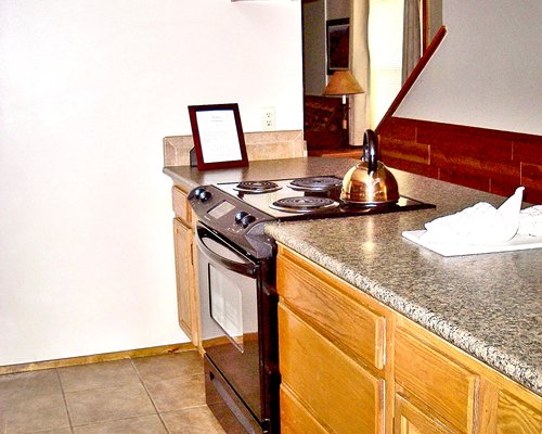 A well equipped kitchen.