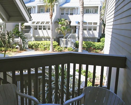 A balcony view of the multiple condos.