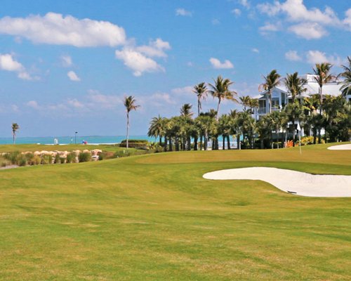 A well maintained golf course.