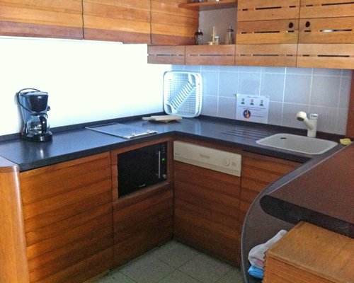 A well equipped kitchen.