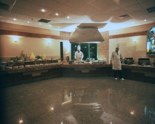 Buffet served at Royal Beach Resort.