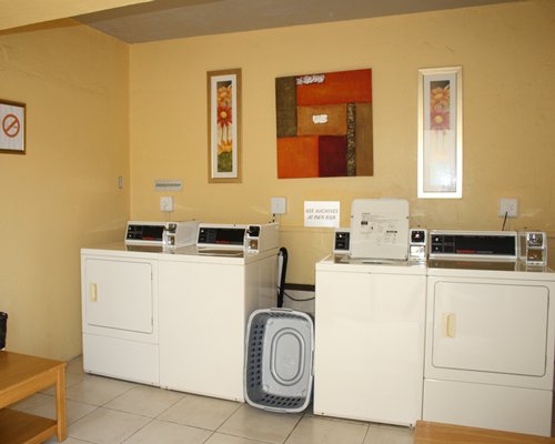 A common room with washing machines.