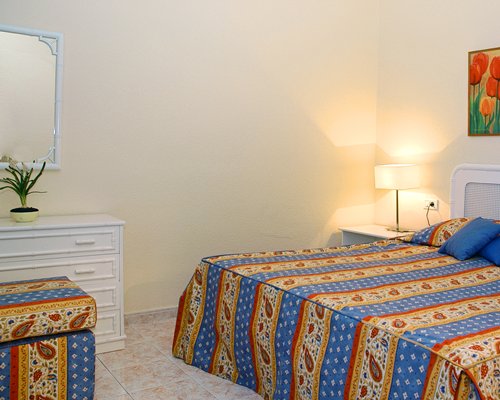 A well furnished bedroom.