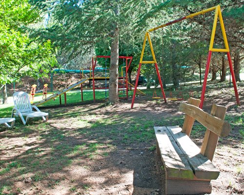 View of kids playground.