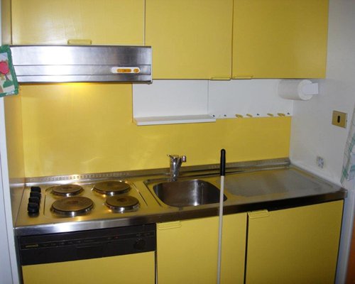 A well equipped kitchen.