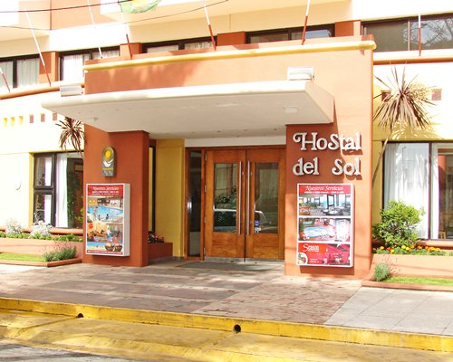 Entrance to Hostal del Sol.