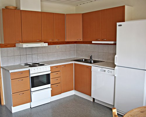 A well equipped kitchen.