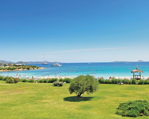 Scenic view of the beach.
