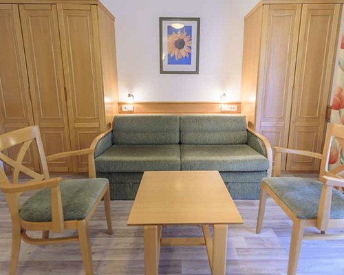 A well furnished living room.