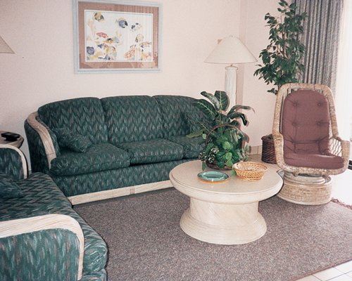 A well furnished living room.