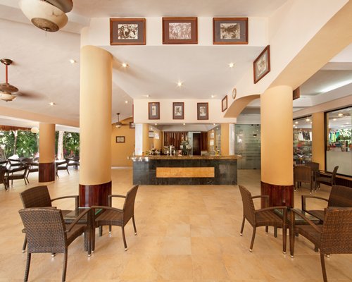 A well furnished lounge area at the resort.