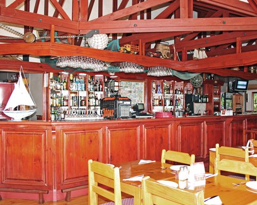 Indoor bar and restaurant at Castleton.