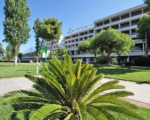 Scenic exterior view of the Porto Heli Resort.
