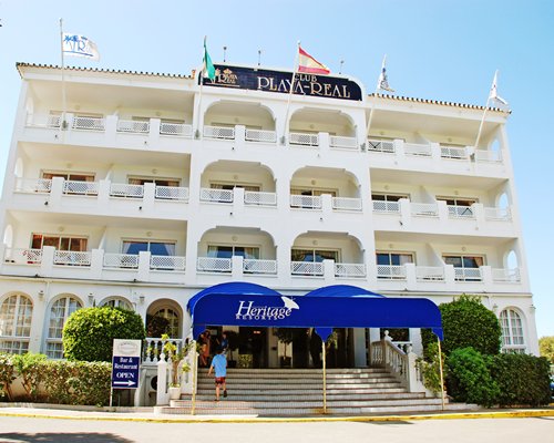 An exterior view of the Heritage Resorts Club Playa Real.