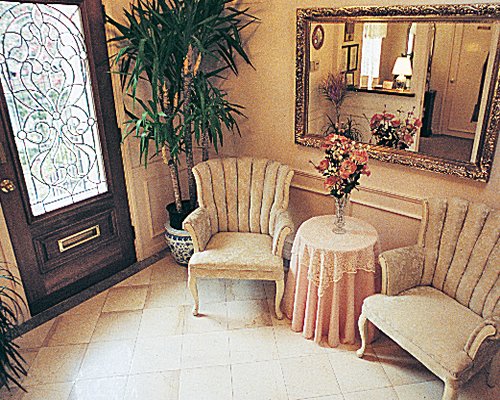A furnished living area.