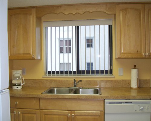 A well equipped kitchen.