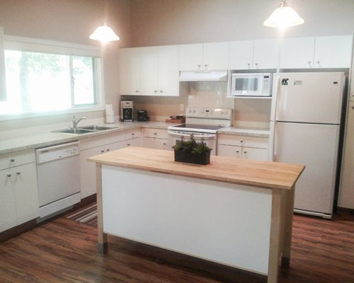 A well equipped kitchen.