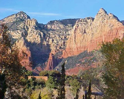 Scenic exterior view of the mountains.