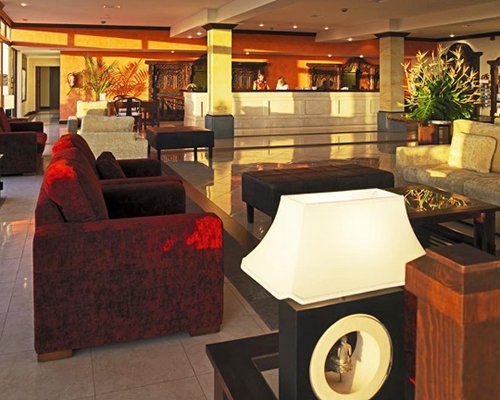 Indoor reception and lounge area at The Regency Country Club.