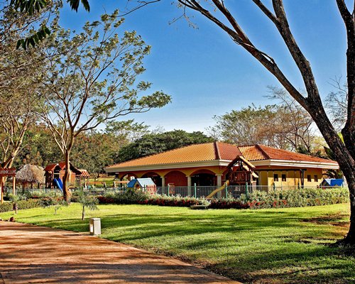 Exterior view of the Reserva Conchal Vacation Club resort.