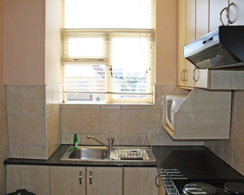 A well equipped kitchen.